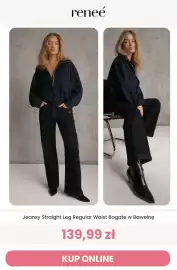 Renee magazyn tydzień 38 Strona 7: Jeansy Straight Leg Regular Waist bogate w bawełnę Reneé €139,99