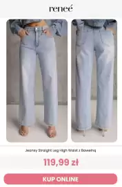 Renee magazyn tydzień 38 Strona 9: Jeansy Straight Leg High Waist z bawełną Reneé €119,99