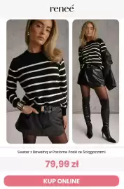 Renee magazyn tydzień 38 Strona 10: Sweter z bawełną w poziome paski ze ściągaczami Reneé €79,99