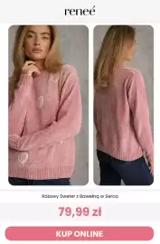 Renee magazyn tydzień 38 Strona 5: Różowy sweter z bawełną w serca Renee €79,99