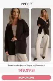 Renee magazyn tydzień 38 Strona 8: Niezapinany kardigan ze wsuwanymi kieszeniami Reneé €149,99