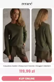 Renee magazyn tydzień 38 Strona 9: Casualowy sweter o klasycznym fasonie z okrągłym dekoltem Renee €119,99