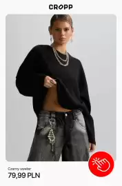 Cropp gazetka Strona 3: Czarny sweter Cropp €79,99