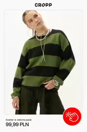 Cropp gazetka Strona 6: Sweter w zielone paski Cropp €99,99