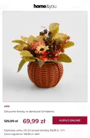 Home&You gazetka tydzień 38 Strona 4: Sztuczne kwiaty w doniczce Grindenio home & you €69,99