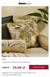 Home&You gazetka tydzień 38 Strona 12: Poszewka z nadrukiem Zina 45x45 cm home & you €29,99