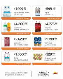 Catálogo El Milagro Mayorista semana 38 Página 15: Sprite - Fanta gaseosas €4.200,00, Salta cervezas rubia €1.799,00