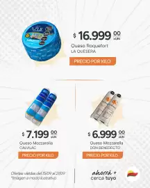 Catálogo El Milagro Mayorista semana 38 Página 3: Don benedecto queso mozzarella €6.999,00