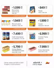 Catálogo El Milagro Mayorista semana 38 Página 5: La virginia café instantáneo €7.499,00, Morixe bizcochuelos €1.949,00