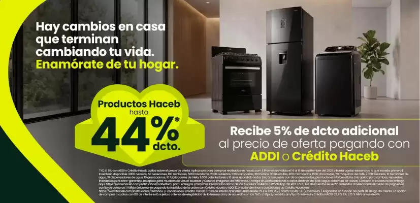 Haceb (válido hasta 16-09)