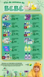 Catálogo Araújo Supermercados semana 38 Página 1: Algodão bola cotton €5,99, Fralda babysec ultra jumbo €29,99
