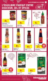 Catalogue Intermarché Express page 5: Huile de sésame €6,99, Lait de coco €3,99