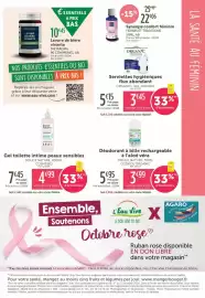 Catalogue L'Eau Vive page 11: Douce Nature Gel toilette intime peaux sensibles €4,99, ORGANYC Serviettes hygiéniques €3,45