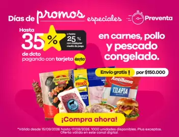 Catálogo Éxito Página 2: Bucanero pollos €150.000,00