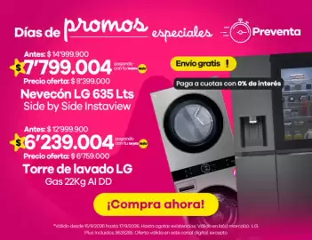 Catálogo Éxito Página 4: Nevecon lg 635 lts side by side instaview €8.399.000,00