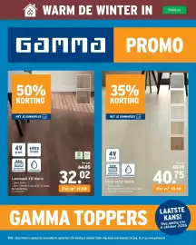 GAMMA folder Pagina 1: Laminaat XB Maris €32,02, Click vinyl Volera €40,75