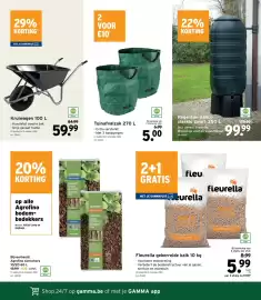 GAMMA folder Pagina 10: Fleurella gekorrelde kalk €17,97, Regenton Galico classic €99,99