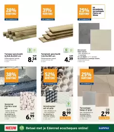 GAMMA folder Pagina 11: Grindrooster wit of grijs €8,99, Siergrind Carrara rond €6,99