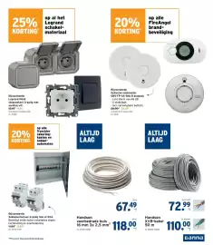 GAMMA folder Pagina 13: Handson voorbedrade buis €67,49, Sokkelautomaat 2-polig 16A of 20A €9,59