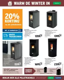 GAMMA folder Pagina 14: Livn Liland 8 €1.695,20, Qlima Amadea 116 €2.319,20