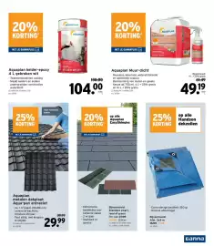 GAMMA folder Pagina 24: Aquaplan Muur-dicht €49,19, Aquaplan kelder-epoxy €104,00