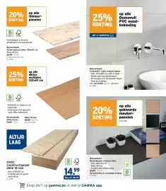 GAMMA folder Pagina 28: Dumawall PVC wandbekleding €68,72, Meubelpaneel marone eiken €27,99
