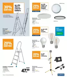 GAMMA folder Pagina 29: Gamma trapladder €47,99, Altrex reform-ladders €293,30