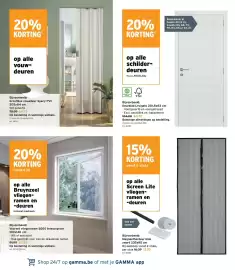 GAMMA folder Pagina 31: Schilderdeuren €83,20, Screen Lite vliegen-ramen en -deuren €13,93