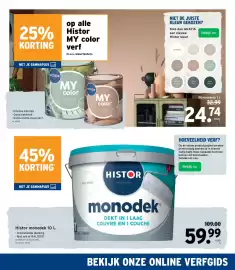 GAMMA folder Pagina 35: Histor monodek €59,99, Histor my color verf €24,74