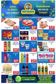 Catálogo Nevada Supermercados semana 38 Página 1: Macarrão adria espaguete n°8, parafuso ou pena €3,49