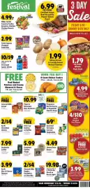 Festival Foods weekly ad week 38 Page 1: Busch or Busch Light €19,98, Fresh Express Chopped Salad Kits €2,99