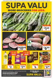 Supa Valu catalogue week 38 Page 1: Australian Fresh Chicken Breast Fillets Skin Off €6,99, Australian Pork Loin Chops €10,99