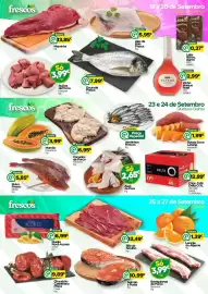 Folheto Supermercados Preços Baixos Página 5: Frescos Maminha €13,85, Bife de Novilho €13,49