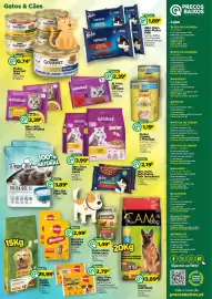 Folheto Supermercados Preços Baixos Página 8: Gato Purina Felix €1,89, Purina Gourmet Gold €0,74