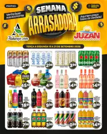 Encarte Juzan semana 38 Página 4: Vinho frisante pink moon €14,99, Drinkball €4,49