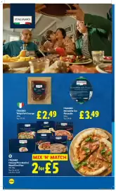Lidl leaflet week 38 Page 12: Italiamo 'nduja pork sausage €2,49, Italiamo mortadella con pistacchio €3,49