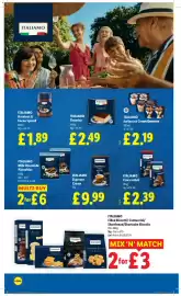 Lidl leaflet week 38 Page 14: Italiamo filled biscotti €1,50, Italiamo milk chocolate pistachios €6,00