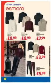Lidl leaflet week 38 Page 20: Esmara ladies' ribbed jumper €3,99, Esmara ladies' gilet €8,99