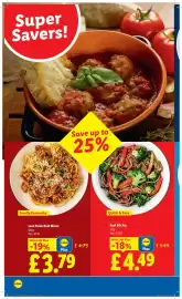 Lidl leaflet week 38 Page 4: Lean Steak Beef Mince €3,79, Beef Stir Fry €4,49
