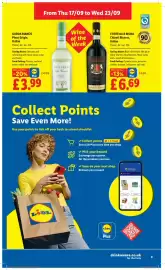 Lidl leaflet week 38 Page 9: Garda bianco pinot grigio €3,99, Corte Alle Mura Chianti Riserva €6,69