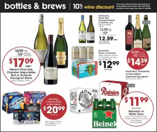 QFC weekly ad week 38 Page 12: Gruet Brut, Portlandia, or Hess Select Cabernet Sauvignon €14,39