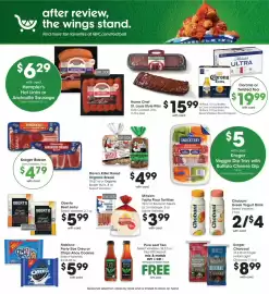 QFC weekly ad week 38 Page 5: Hempler's Hot Links or Andouille Sausage €6,29, Kroger bacon €4,79