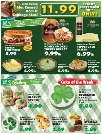 Sullivan's Foods weekly ad week 38 Page 3: Deli Fresh Reuban Sandwiches €5,99, Kretschmar brand pepper jack cheese €6,99