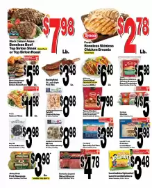 Super Saver weekly ad week 38 Page 2: Tyson Chicken €7,98, Tyson Fresh Boneless Skinless Chicken Breasts €2,78