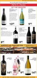 Pete's Fresh Market weekly ad week 38 Page 7: Guarda Rios Red Blend €8,99, Old Mountain Wine €9,99