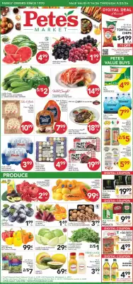 Pete's Fresh Market (valid until 22-09)