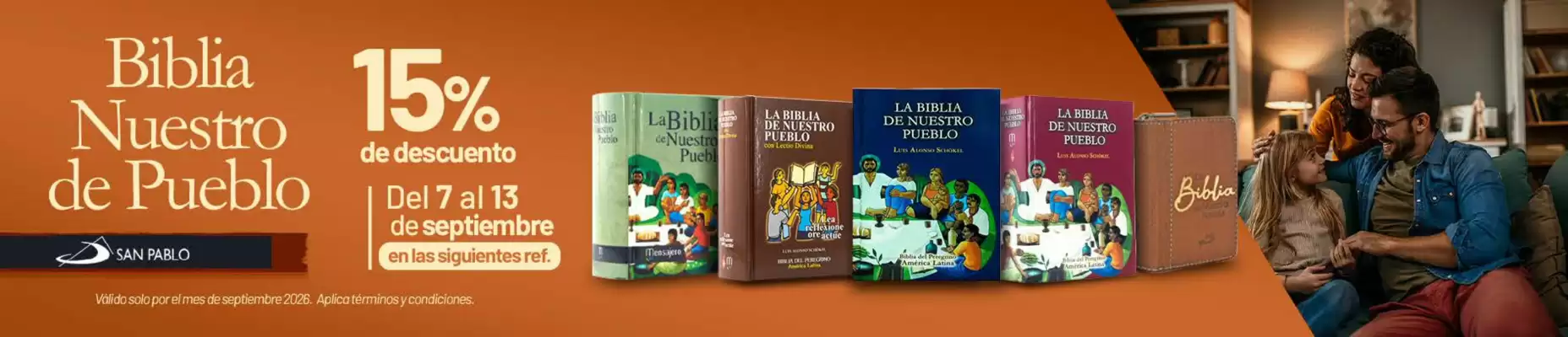 Librería San Pablo (válido hasta 19-09)