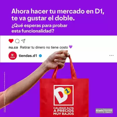 Tiendas D1 (válido hasta 30-09)