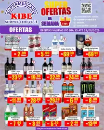 Folheto Supermercado Kibe Página 1: Energético Monster €8,99, Refrigerante Sprite 2L €7,99