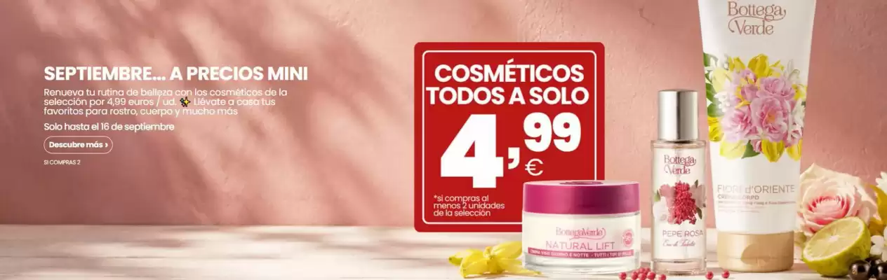 Bottega Verde (válido hasta el 16-09)